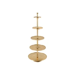 Invicta Interior Etagere Abstract 150cm gold, 5 Ebenen