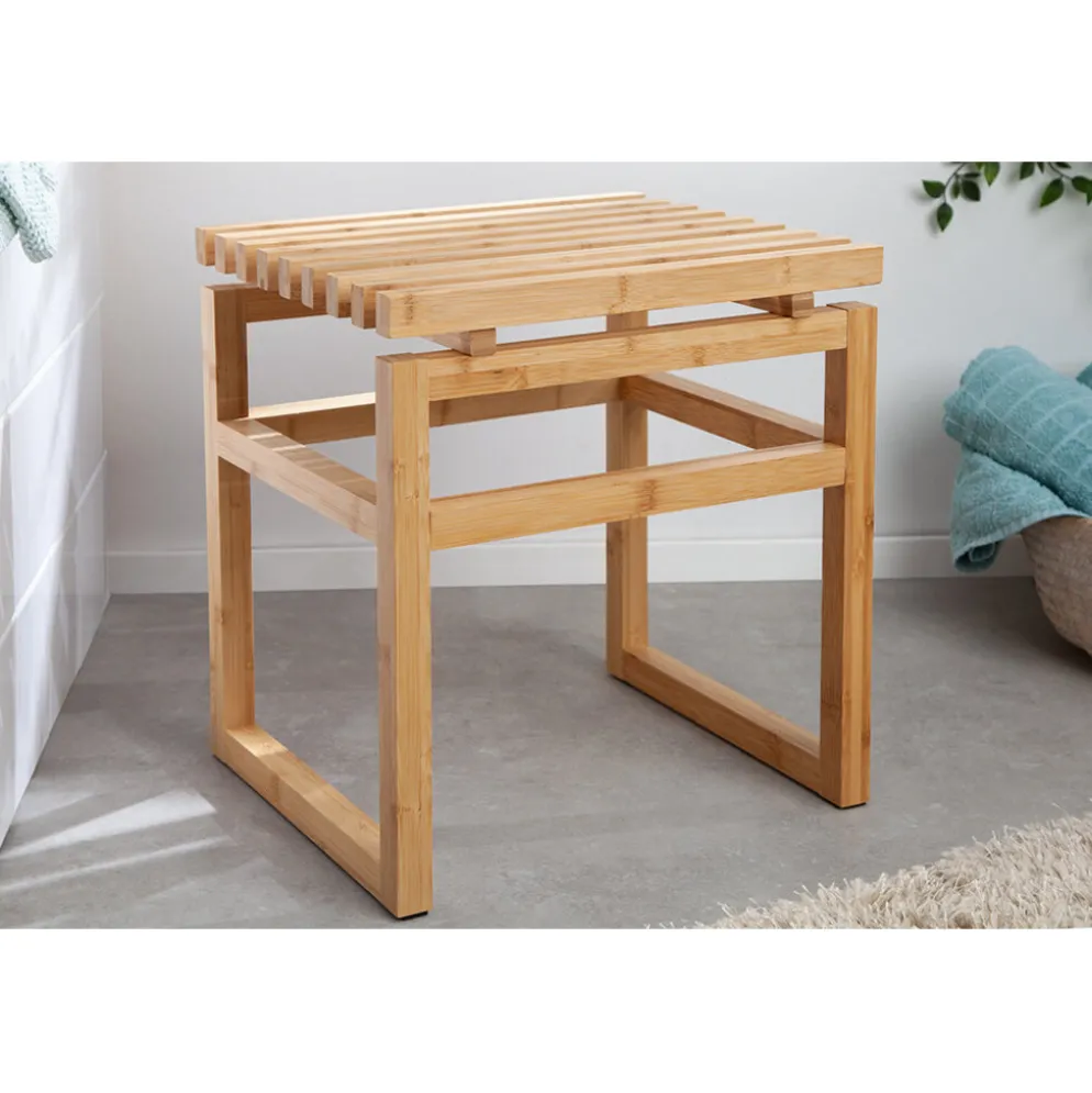 Invicta Interior Hocker LAGOON SPA 40cm Bambus Natur