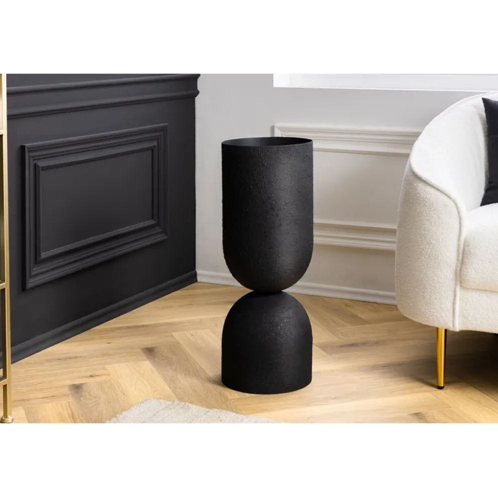 Invicta Interior Invicta SANDGLASS Bodenvase XL Eisen Schwarz