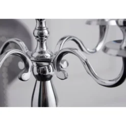 Invicta Interior Kerzenständer Modern Barock 5-armig silber