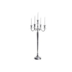 Invicta Interior Kerzenständer Modern Barock 5-armig silber