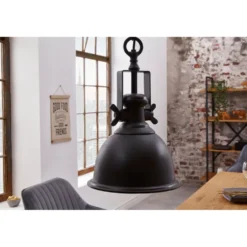 Invicta Interior Pendelleuchte Industrial Metall schwarz Industriestil