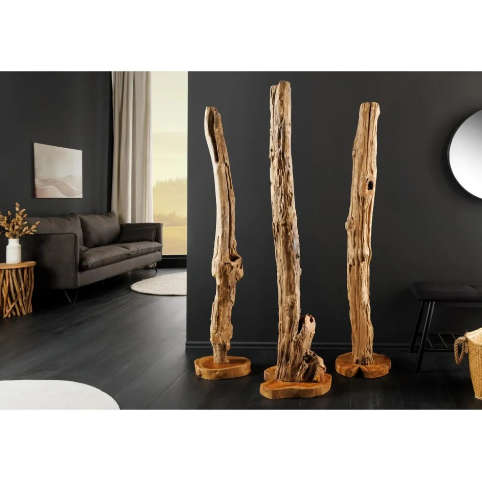 Invicta Interior Skulptur Reef Treibholz Teak