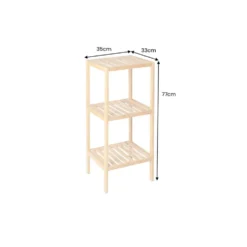 Invicta Interior Standregal LAGOON Bad SPA 80cm Bambus Natur