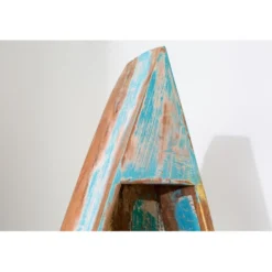 Invicta Interior Weinregal & Stiefelregal Borneo 190cm | Recyceltes Mangoholz