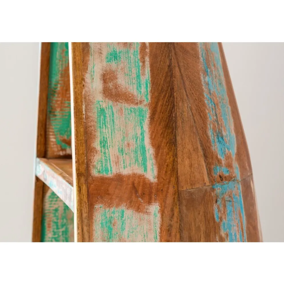 Invicta Interior Weinregal & Stiefelregal Borneo 190cm | Recyceltes Mangoholz