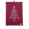 Krasilnikoff Geschirrhandtuch Christmas Words
