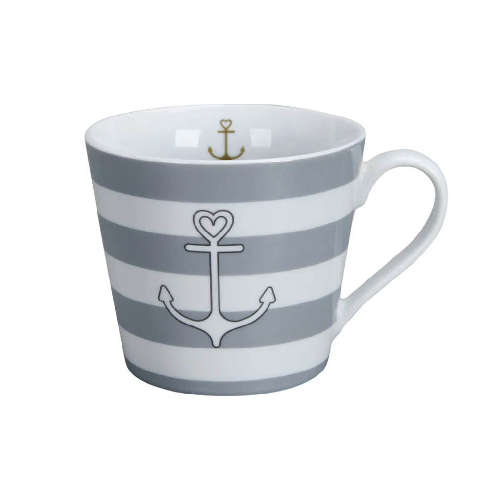 Krasilnikoff Happy Cup Anker mit Streifen