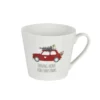 Krasilnikoff Happy Cup Becher mit Henkel, Driving Home for Christmas