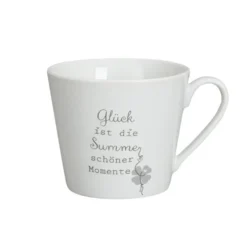 Krasilnikoff Happy Cup, Glück ist die Summe schöner Momente