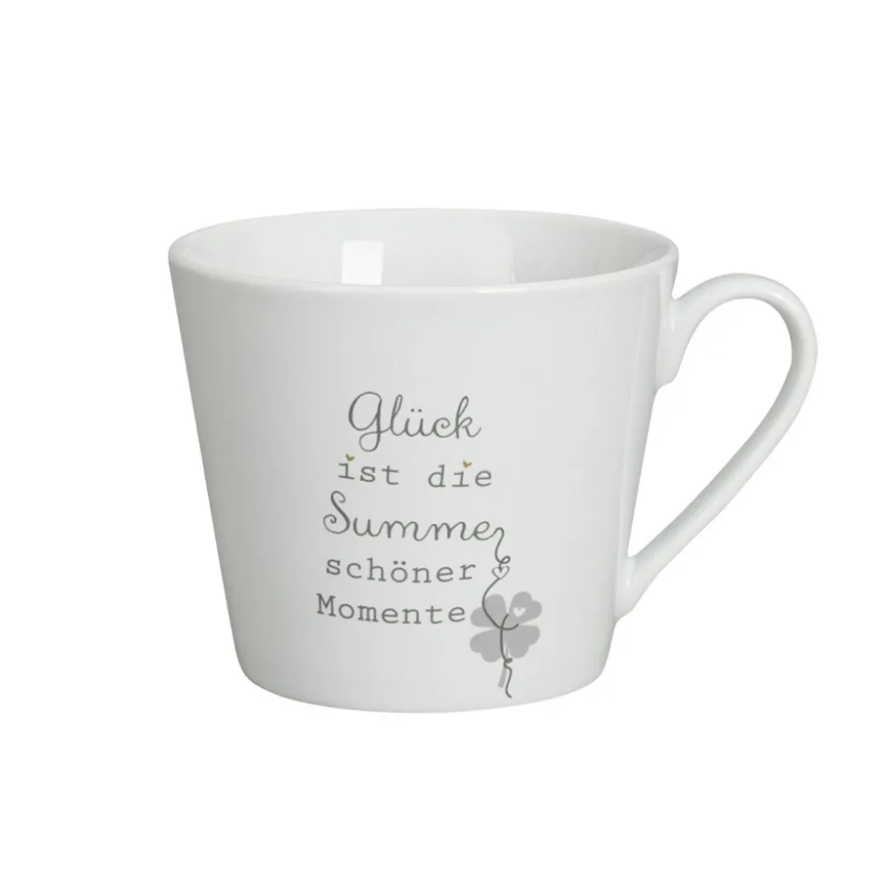Krasilnikoff Happy Cup, Glück ist die Summe schöner Momente