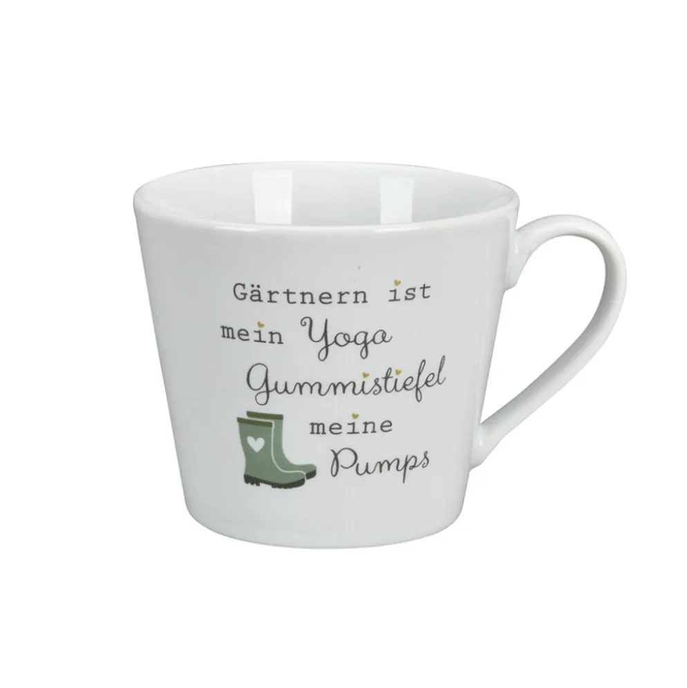 Krasilnikoff Happy Cup, Gärtnern ist mein Yoga