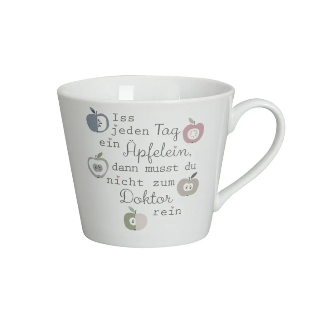 Krasilnikoff Happy Cup, Iss jeden Tag ein Äpfelein