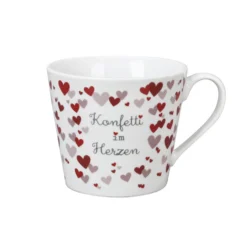 Krasilnikoff Happy Cup Konfetti im Herzen