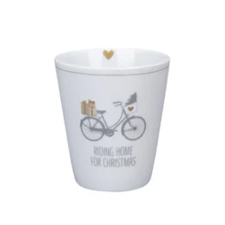 Krasilnikoff Happy Mug Becher Riding Home for Christmas