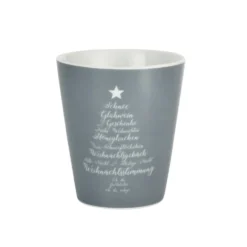 Krasilnikoff Happy Mug Becher Christmas Words