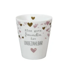 Krasilnikoff Happy Mug Becher Eine gute Freundin ist unbezahltbar