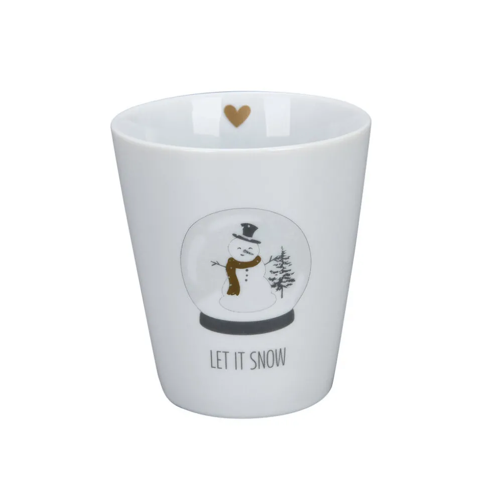 Krasilnikoff Happy Mug Becher Let it snow