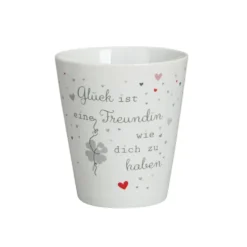 Krasilnikoff Happy Mug Becher, Glück ist eine Freundin wie Dich zu haben