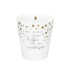 Krasilnikoff Happy Mug, Der erste Liter Kaffee