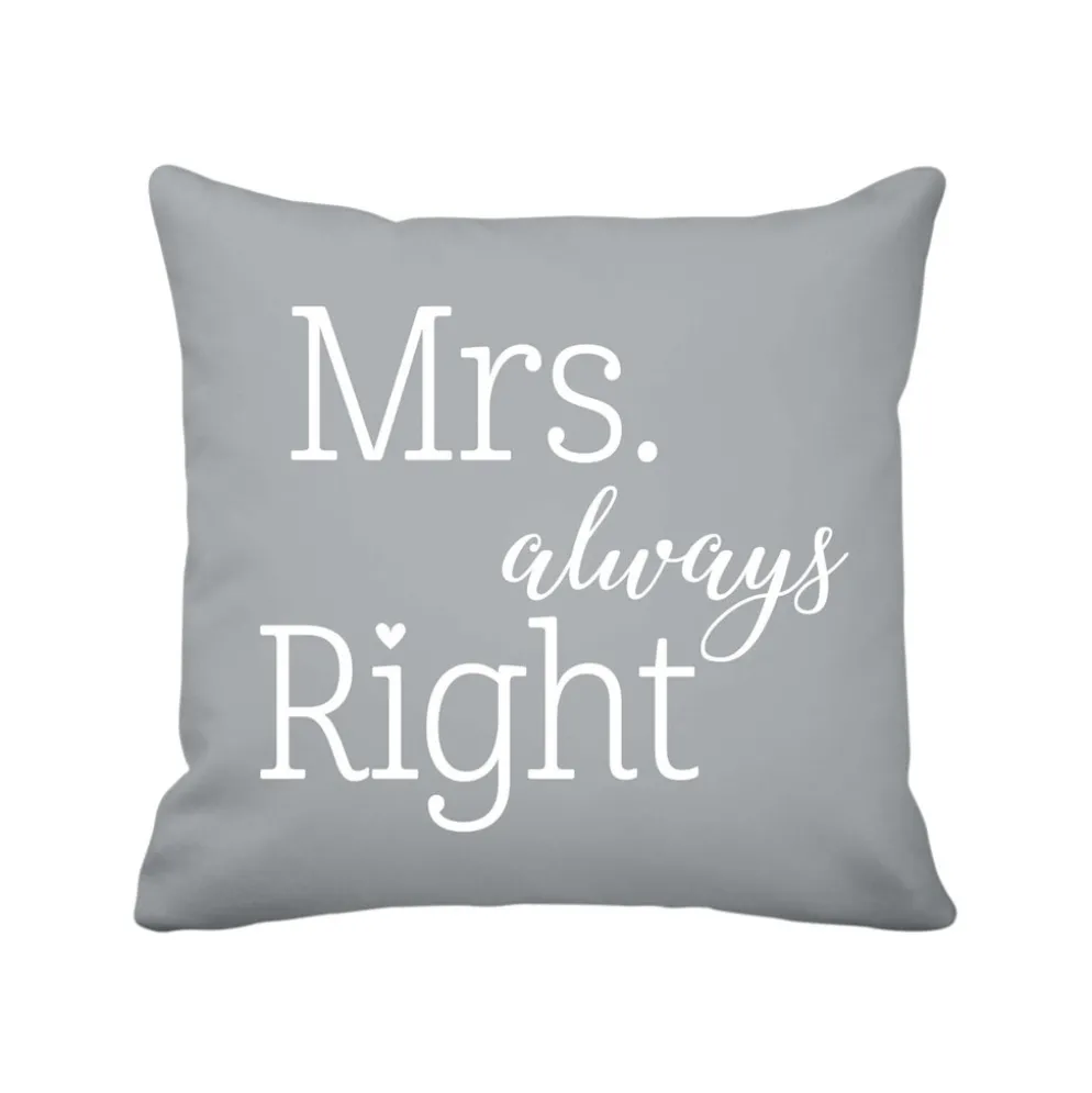 Krasilnikoff Kissenbezug Mrs. Always Right
