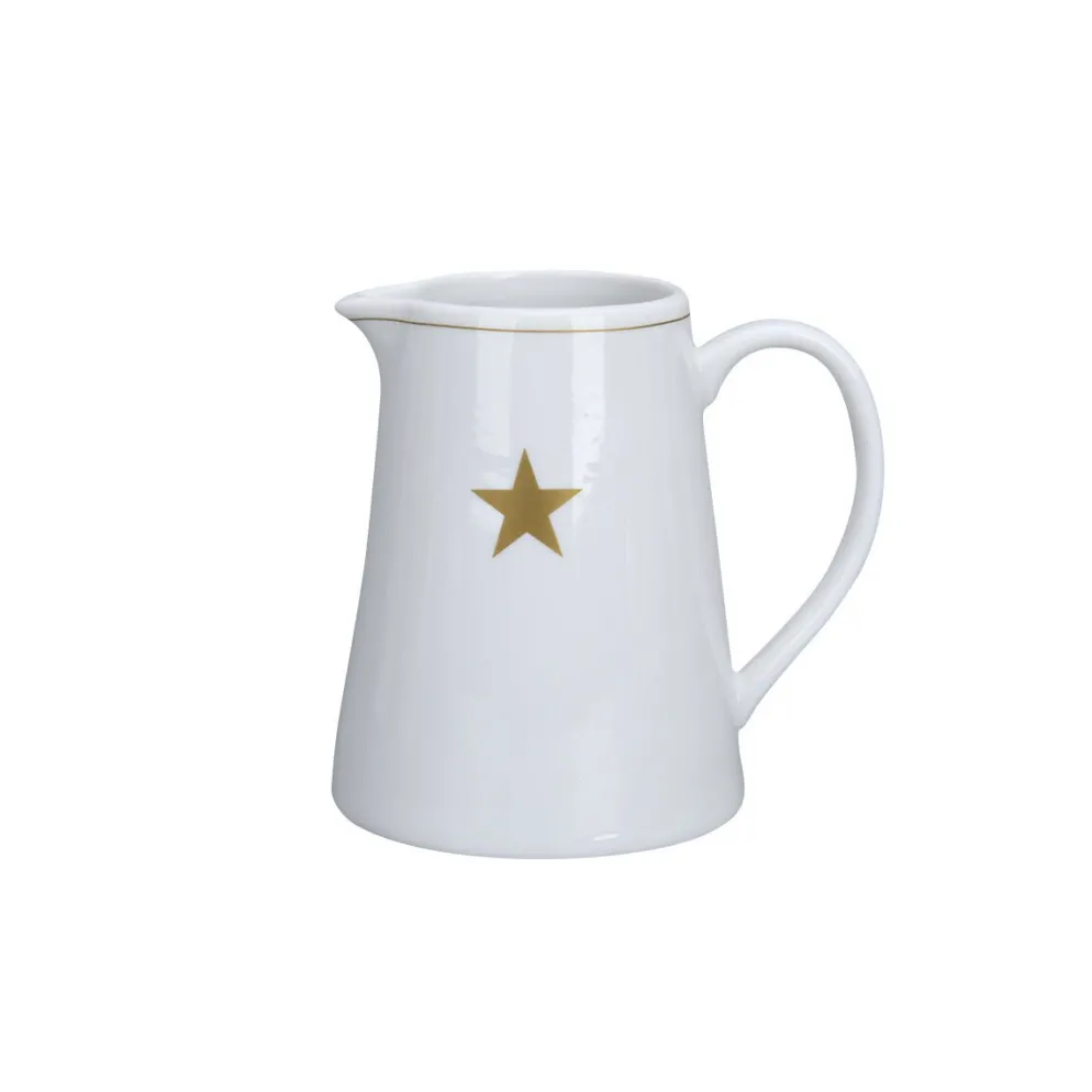 Krasilnikoff Milchkännchen Star aus Porzellan