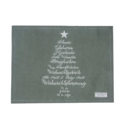 Krasilnikoff Platzmatte, Tischset Christmas Words