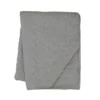 Krasilnikoff Quilt mit dünnen Streifen, Schwarz/Weiß