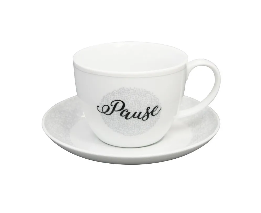 Krasilnikoff Tasse mit Untertasse Stardust Pause