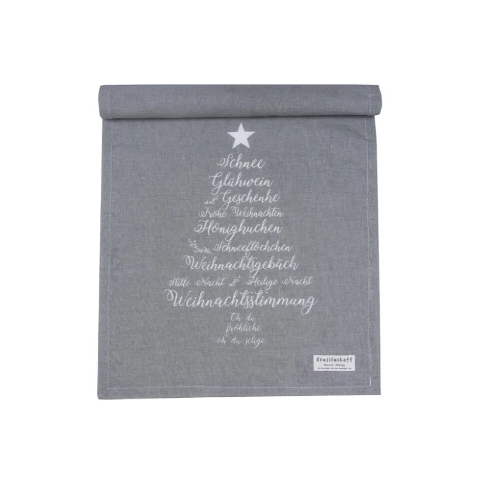 Krasilnikoff Tischläufer Christmas Words