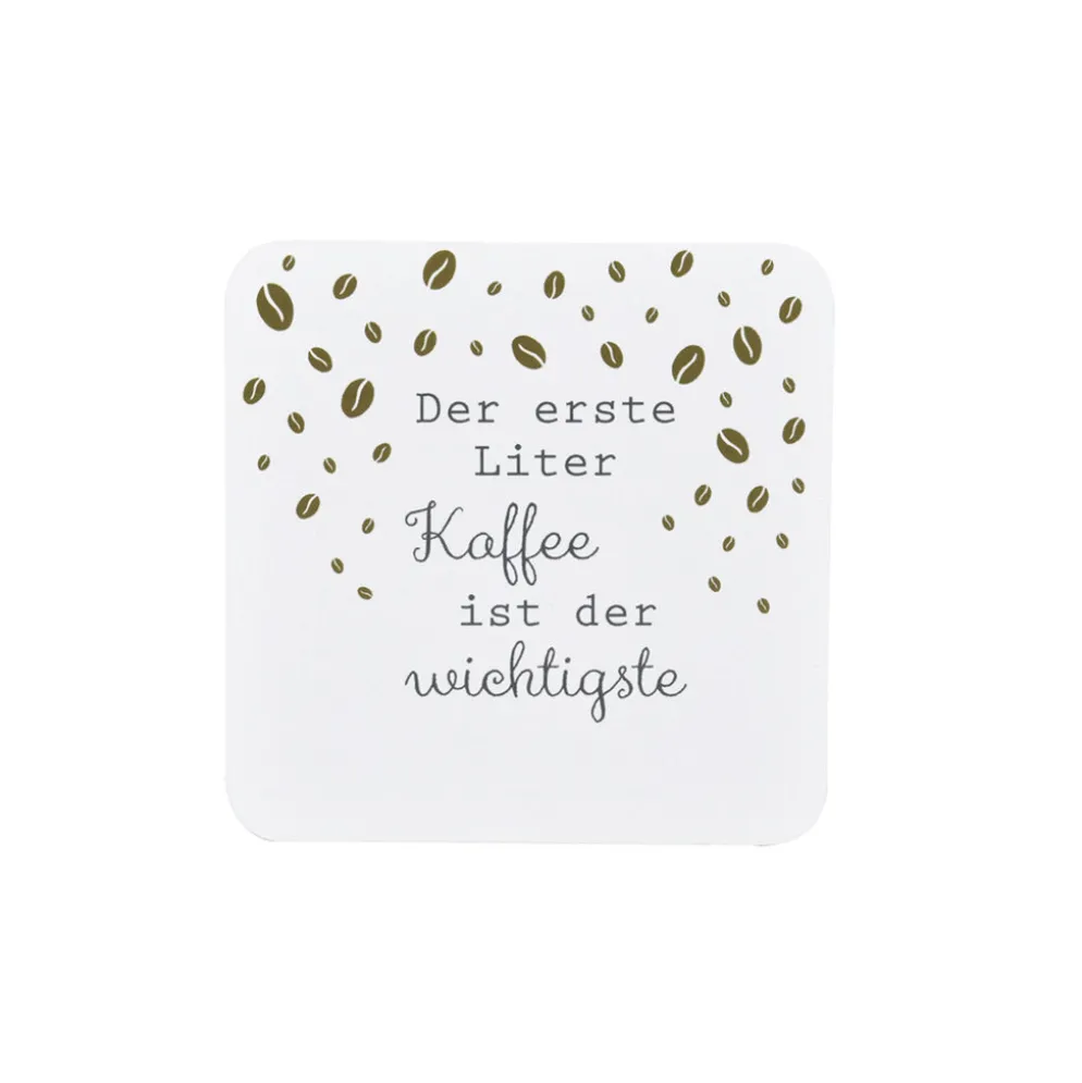 Krasilnikoff Untersetzer, Der erste Liter Kaffee