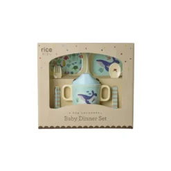 RICE Baby-Geschirrset Fun Fair Geschenkbox