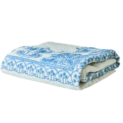 RICE Bauwolle Tagesdecke Baumwolldecke