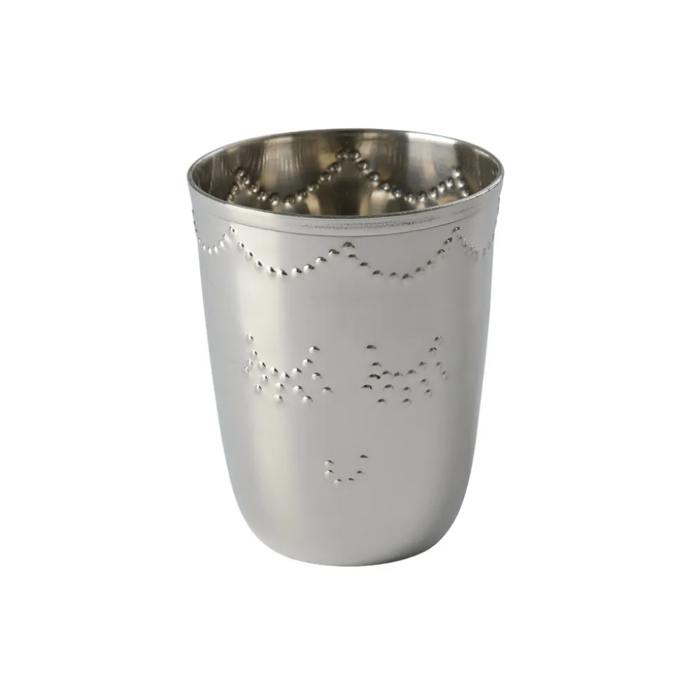 RICE Edelstahlbecher mit geprägtem Motiv 250ml