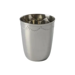 RICE Edelstahlbecher mit geprägtem Motiv 250ml