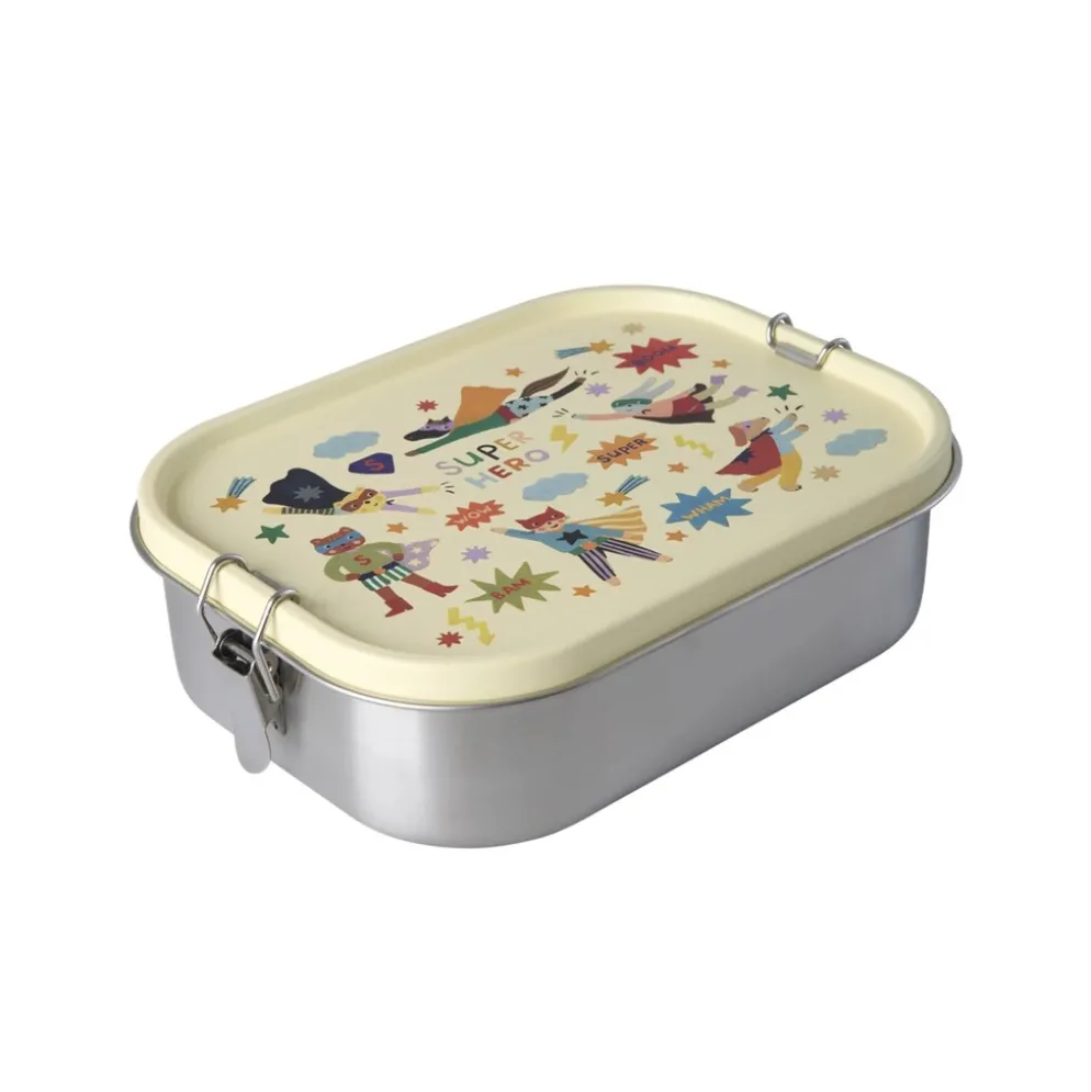 RICE Edelstahl Kinder Lunchbox Brotbox Hero