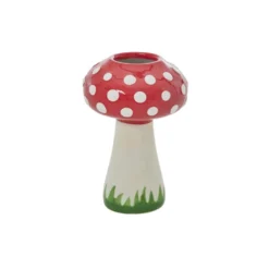 RICE Handbemalte Pilz Keramik Vase