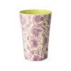 RICE Hoher Melamin Becher Flower Press