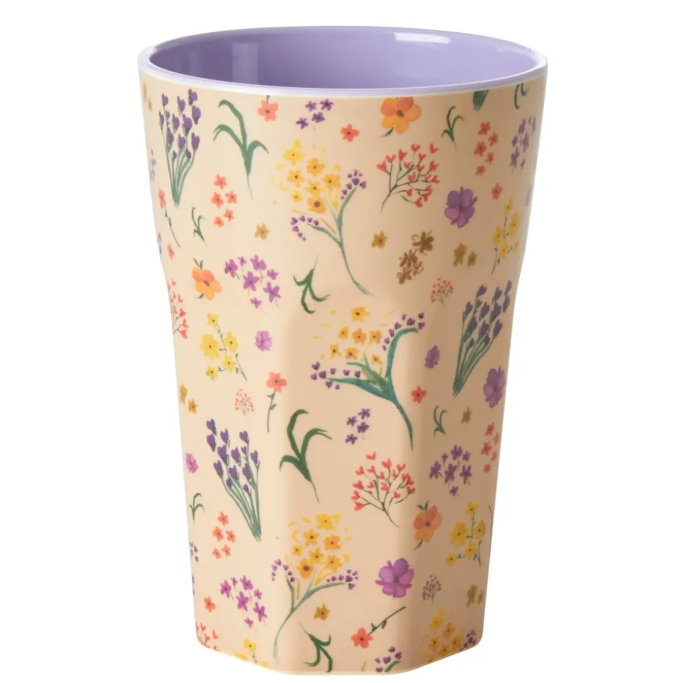 RICE Hoher Melamin Becher Wild Flower