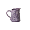 RICE Keramik Vintage Vase in Dunkel Lavendel