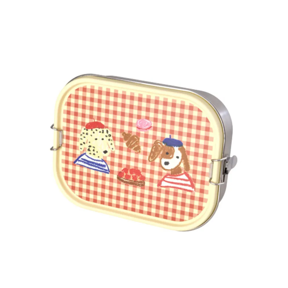 RICE Kinder Brotdose aus Edelstahl Kids in Paris