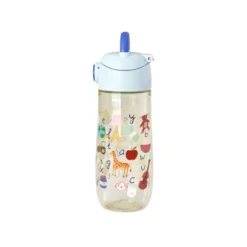 RICE Kinder Trinkflasche ABC-Print – Bunt, Robust & Skandinavisch für unterwegs