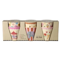 RICE Kleine Kinder Becher Fun Fair - 6er Pack