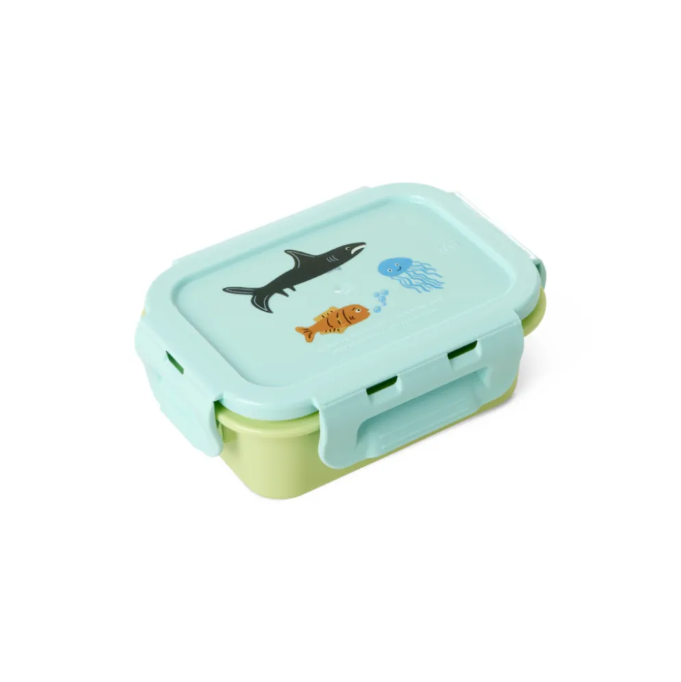 RICE Kleine Kinder Brotdose Wildlife Print