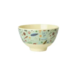RICE kleine Melamin Kinder-Schüssel Sports