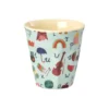 RICE Kleiner Melamin Kinderbecher ABC 160 ml