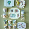 RICE Melamin Baby-Set ABC in Geschenkbox, 4-teilig