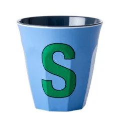 RICE Melamin Becher Buchstaben