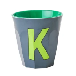 RICE Melamin Becher Buchstaben