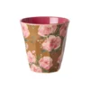 RICE Melamin Becher Floral Fiesta Rose Medium